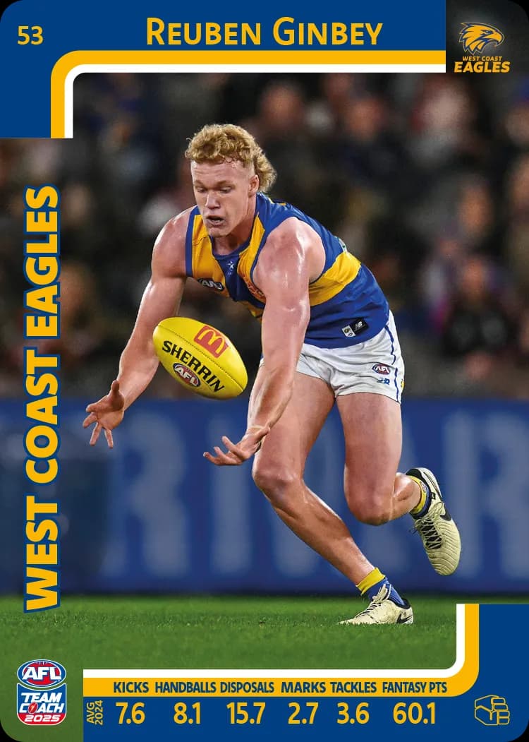 2025 AFL Team Coach Commons - Card 51 - 100