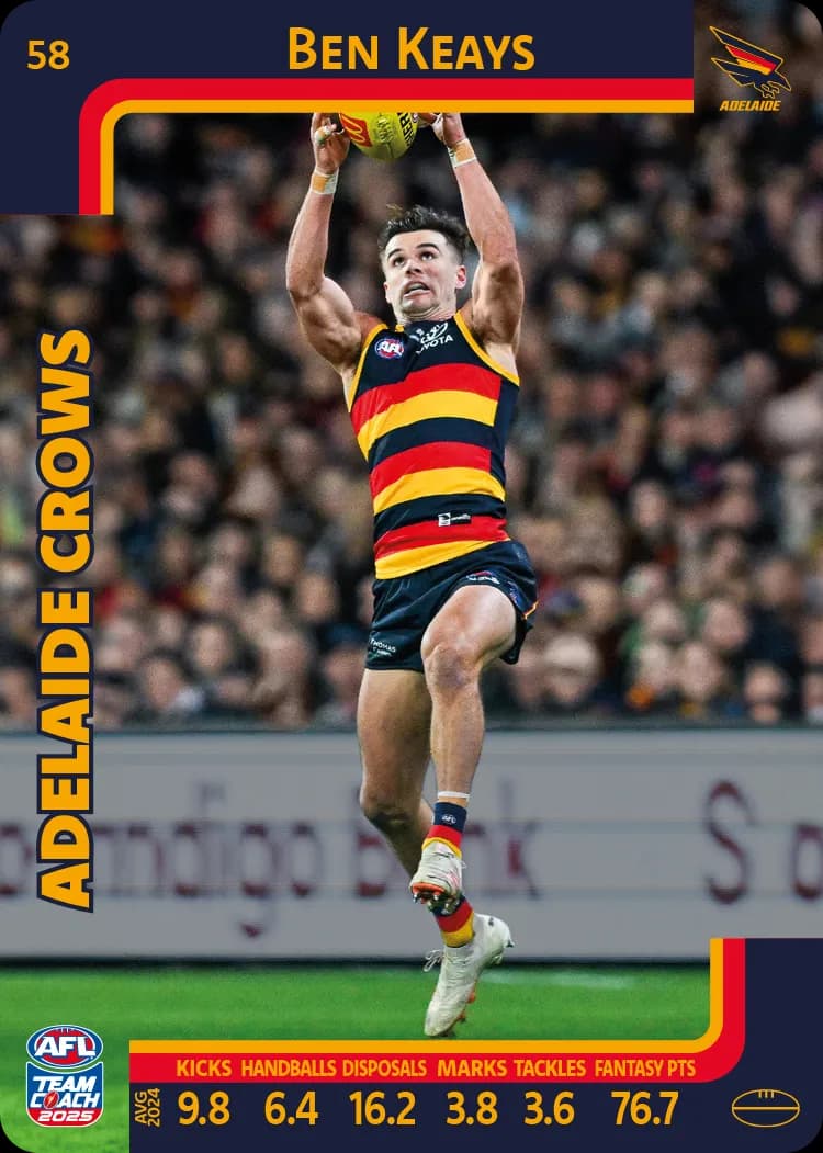 2025 AFL Team Coach Commons - Card 51 - 100