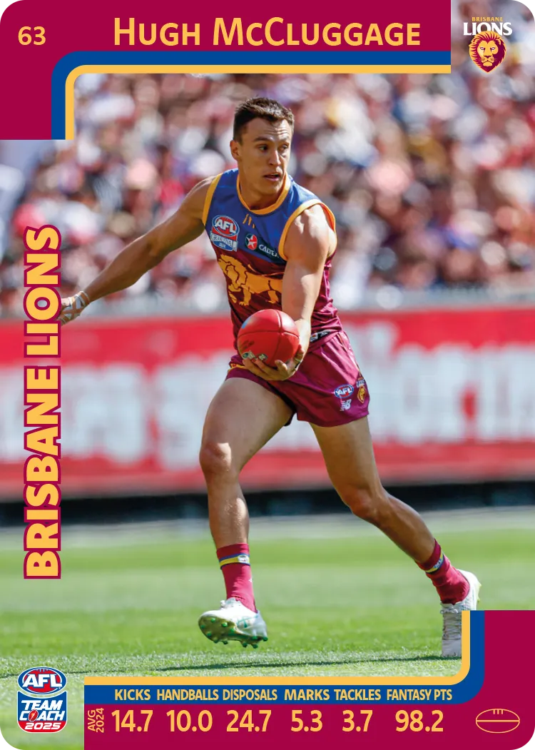 2025 AFL Team Coach Commons - Card 51 - 100