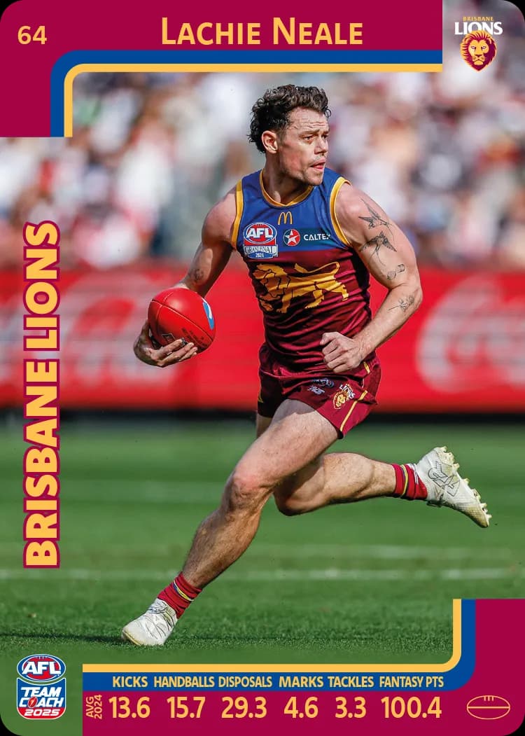 2025 AFL Team Coach Commons - Card 51 - 100