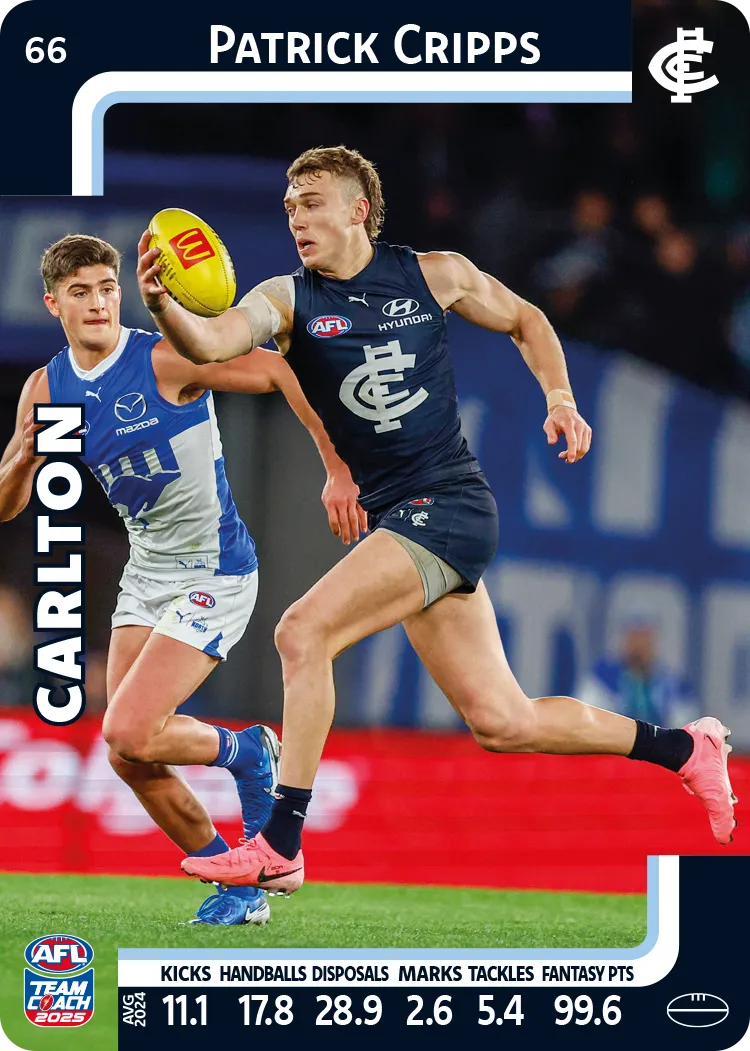 2025 AFL Team Coach Commons - Card 51 - 100