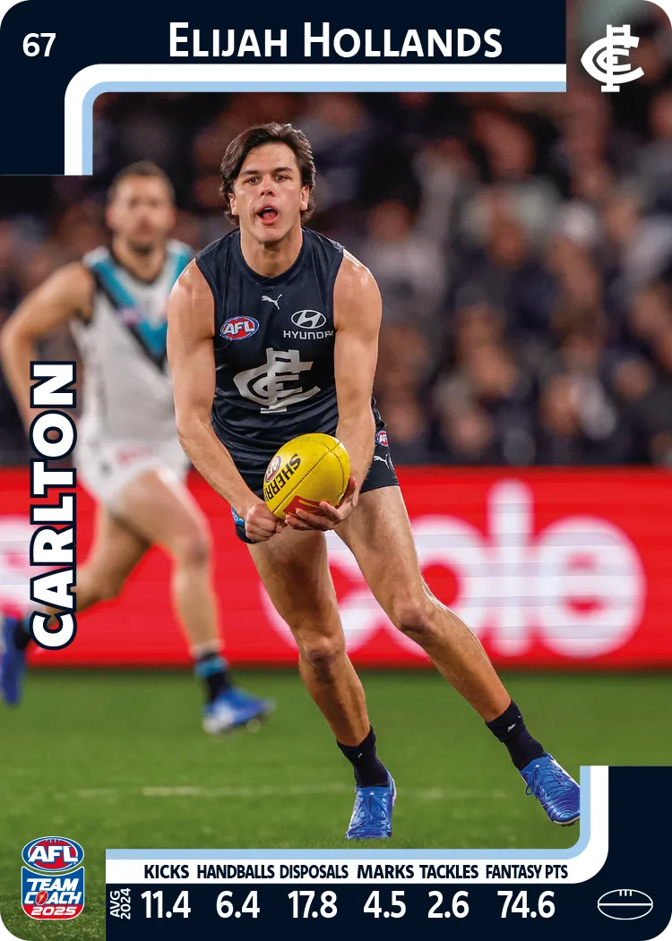 2025 AFL Team Coach Commons - Card 51 - 100
