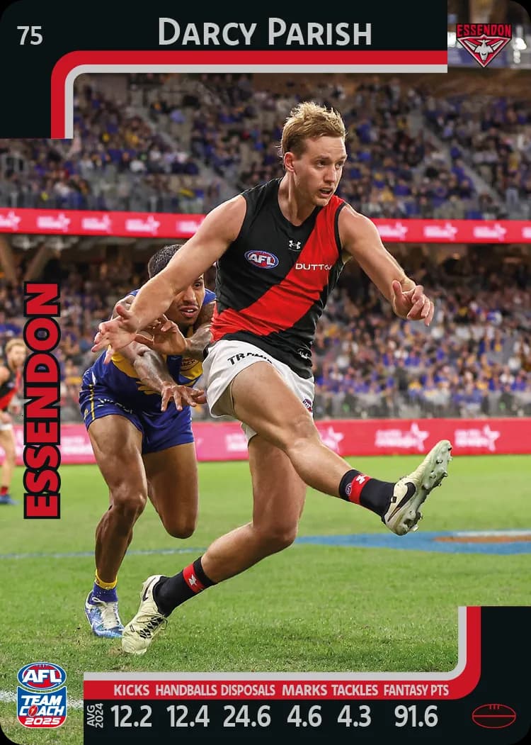 2025 AFL Team Coach Commons - Card 51 - 100