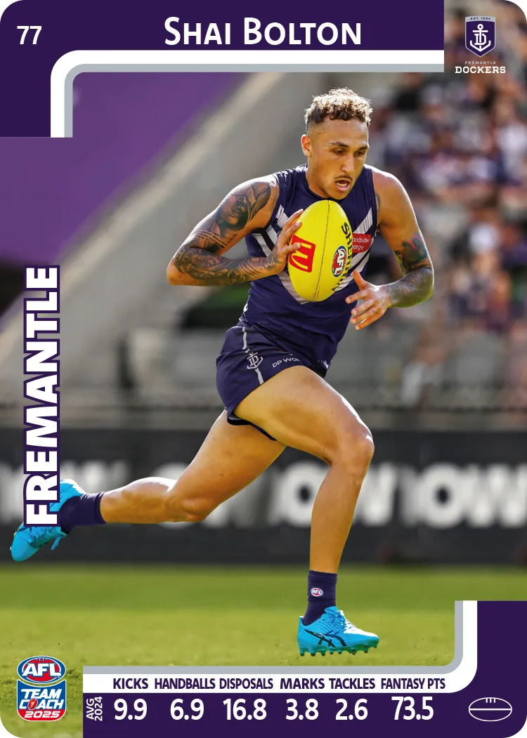 2025 AFL Team Coach Commons - Card 51 - 100