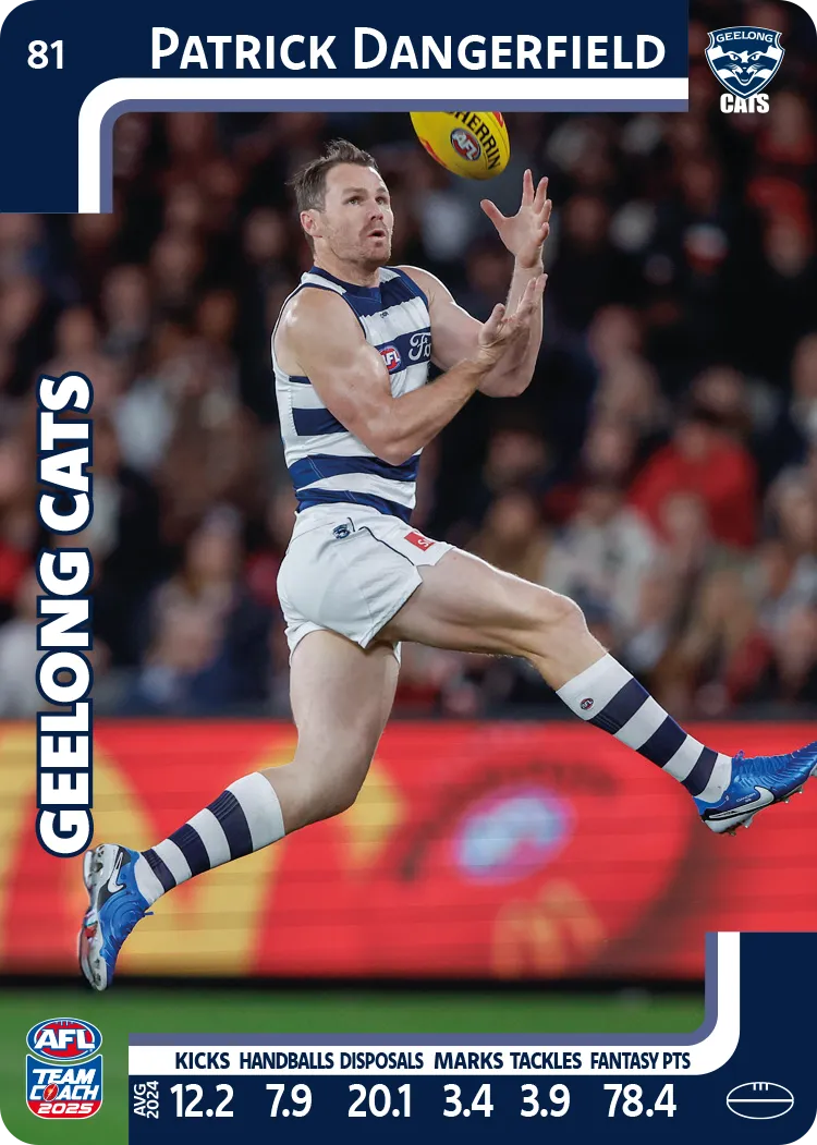 2025 AFL Team Coach Commons - Card 51 - 100