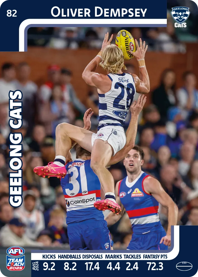 2025 AFL Team Coach Commons - Card 51 - 100