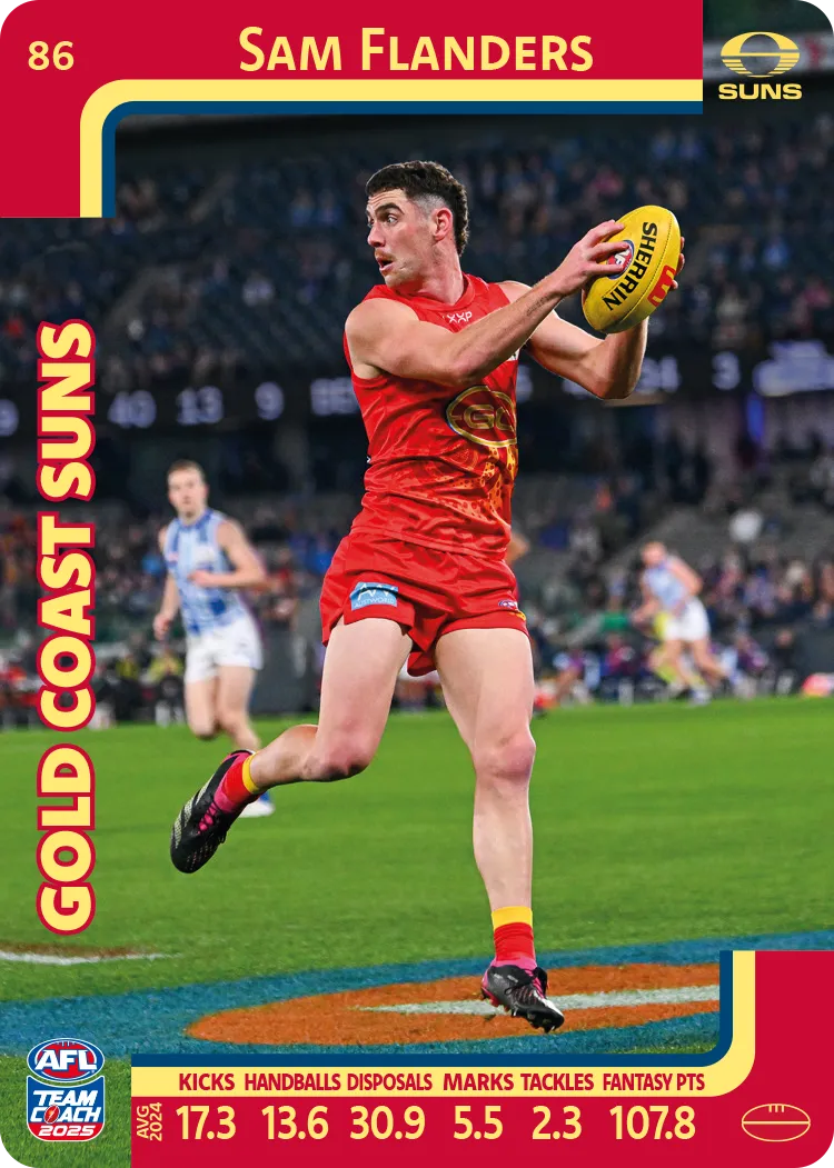 2025 AFL Team Coach Commons - Card 51 - 100
