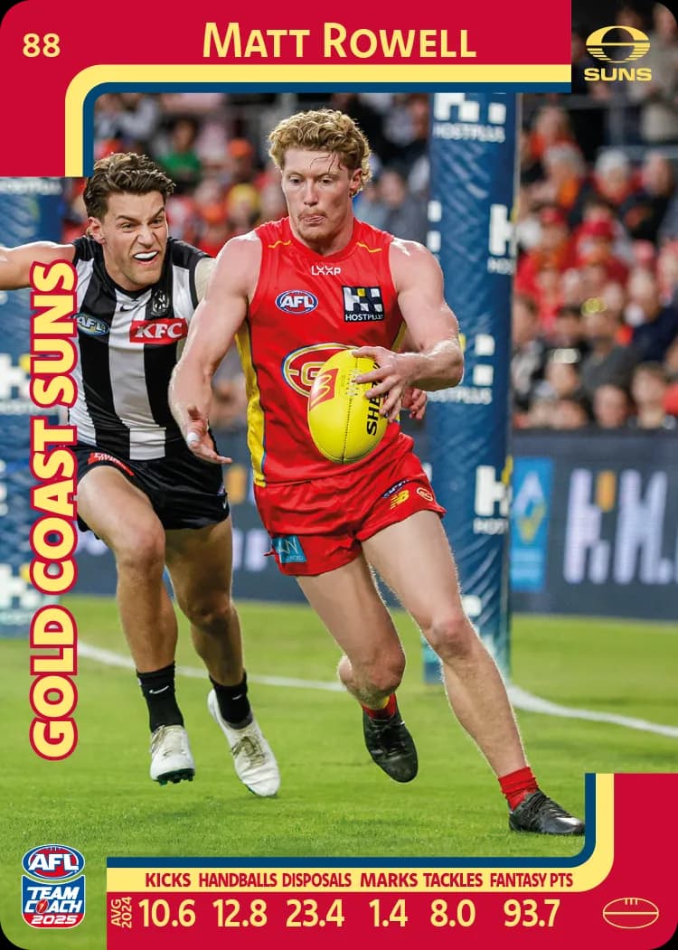 2025 AFL Team Coach Commons - Card 51 - 100
