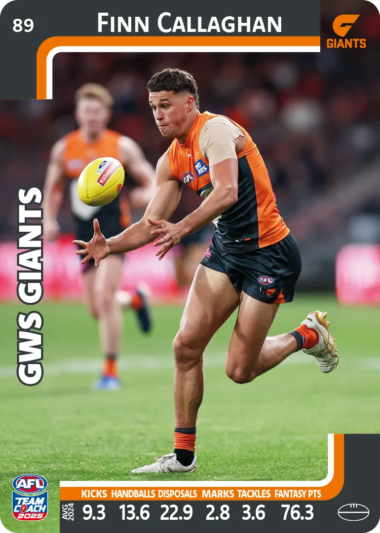 2025 AFL Team Coach Commons - Card 51 - 100