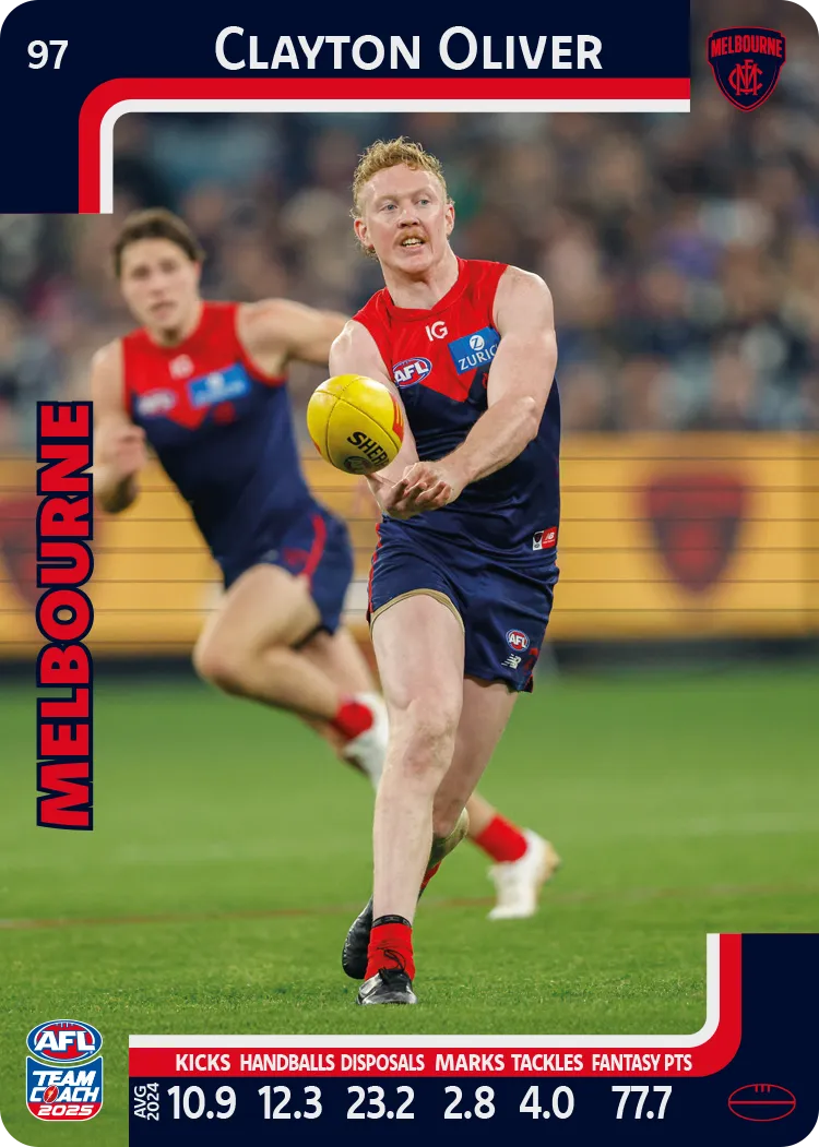 2025 AFL Team Coach Commons - Card 51 - 100