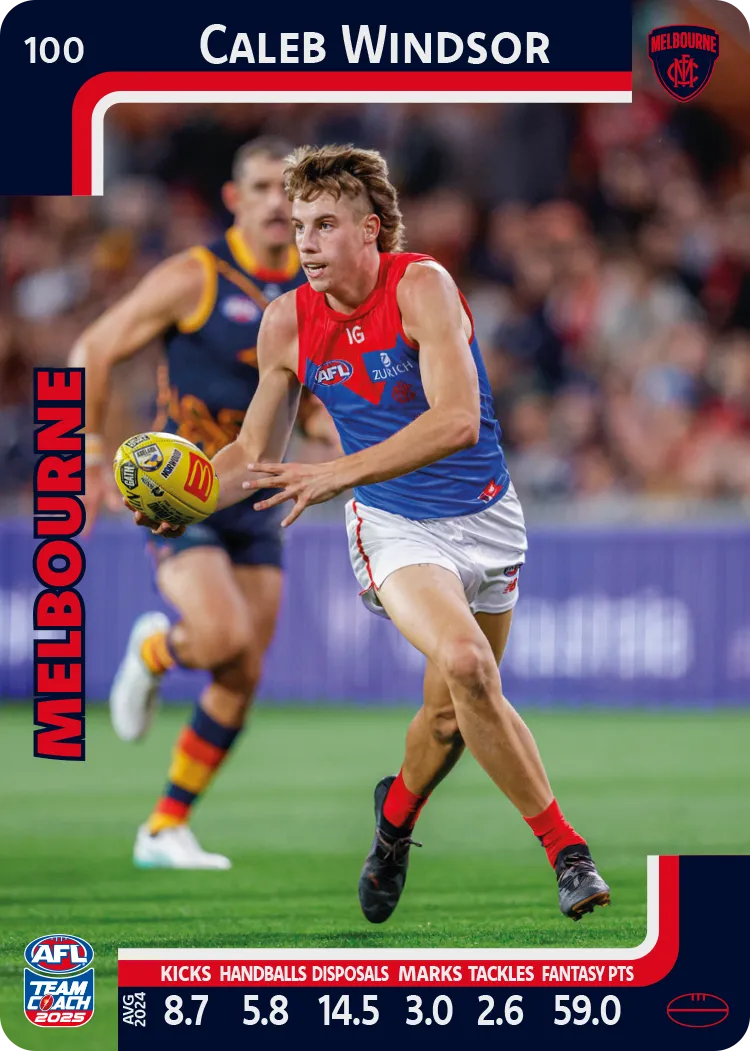 2025 AFL Team Coach Commons - Card 51 - 100