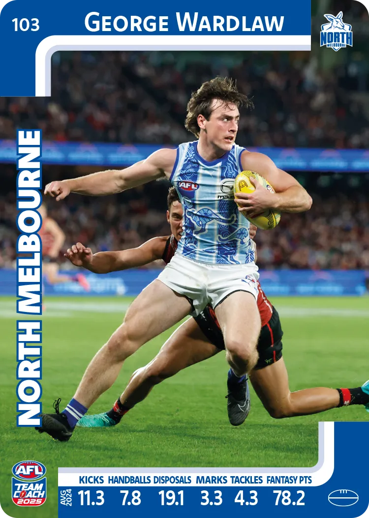 2025 AFL Team Coach Commons - Card 101 - 150