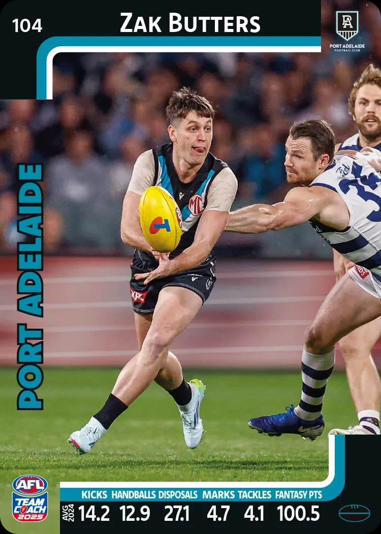 2025 AFL Team Coach Commons - Card 101 - 150