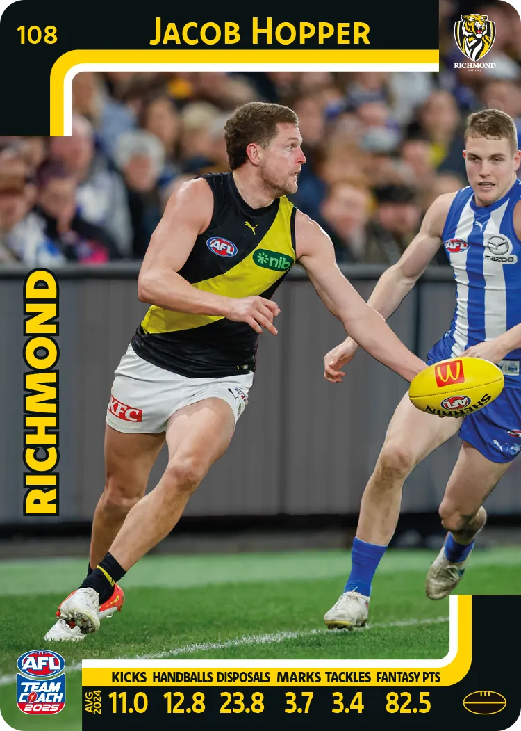 2025 AFL Team Coach Commons - Card 101 - 150