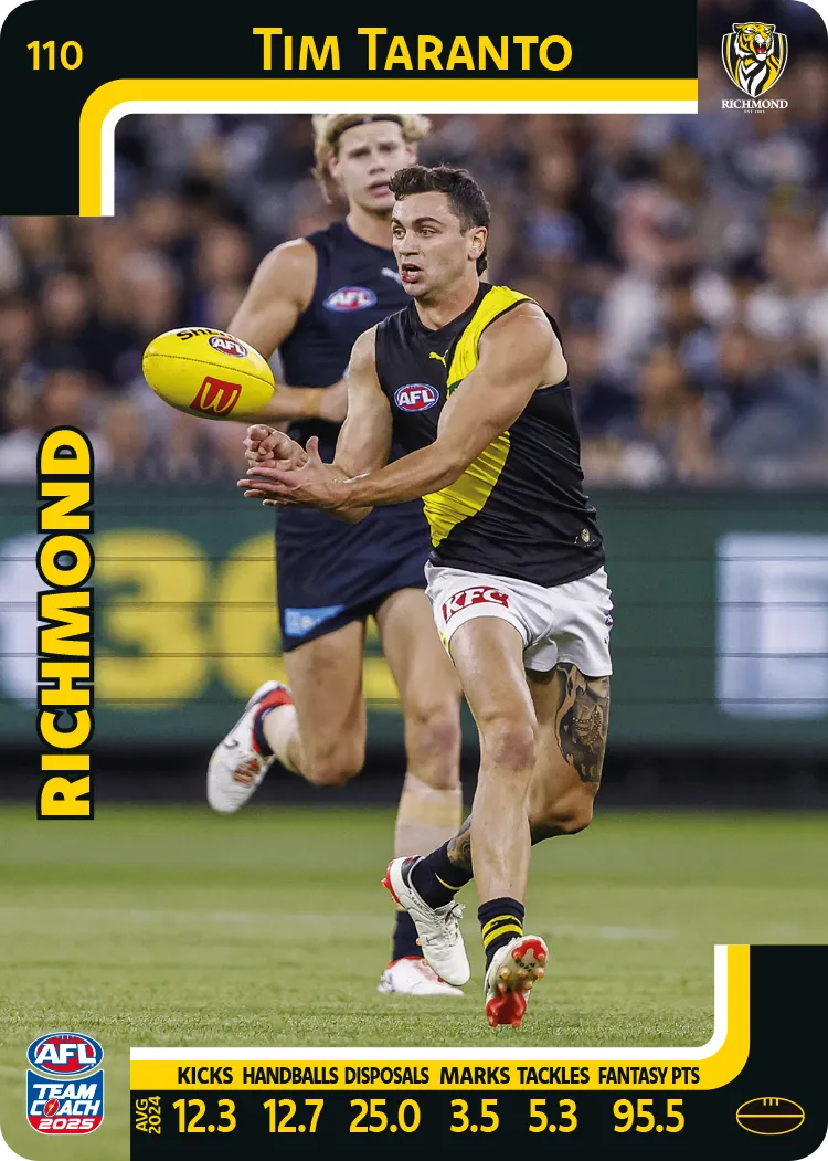 2025 AFL Team Coach Commons - Card 101 - 150