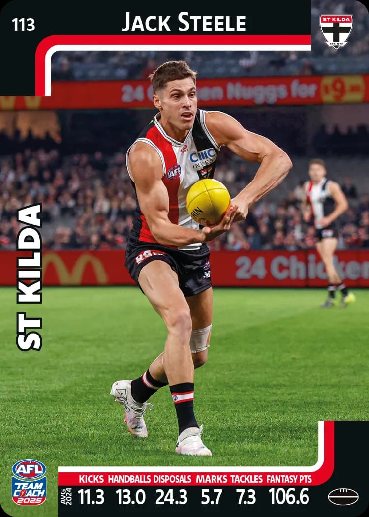 2025 AFL Team Coach Commons - Card 101 - 150