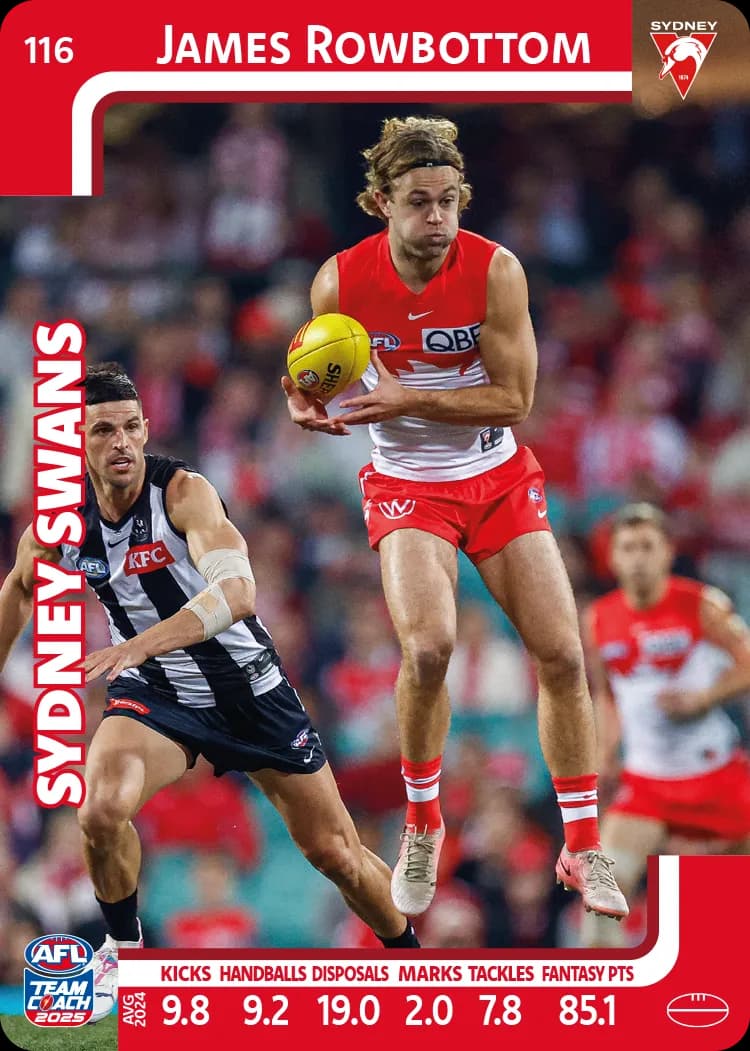 2025 AFL Team Coach Commons - Card 101 - 150