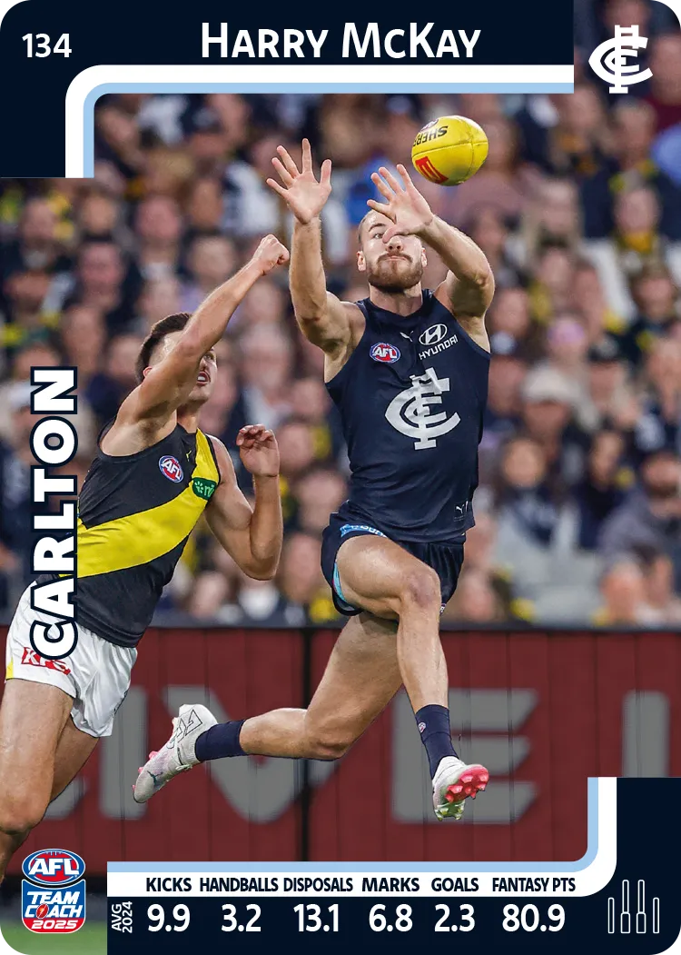 2025 AFL Team Coach Commons - Card 101 - 150