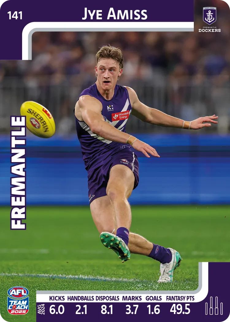 2025 AFL Team Coach Commons - Card 101 - 150
