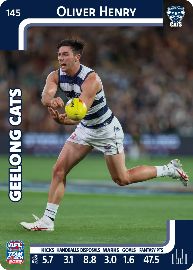 2025 AFL Team Coach Commons - Card 101 - 150
