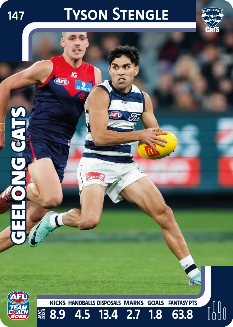 2025 AFL Team Coach Commons - Card 101 - 150