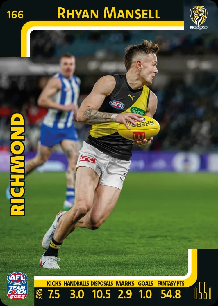 2025 AFL Team Coach Commons - Card 151 - 198
