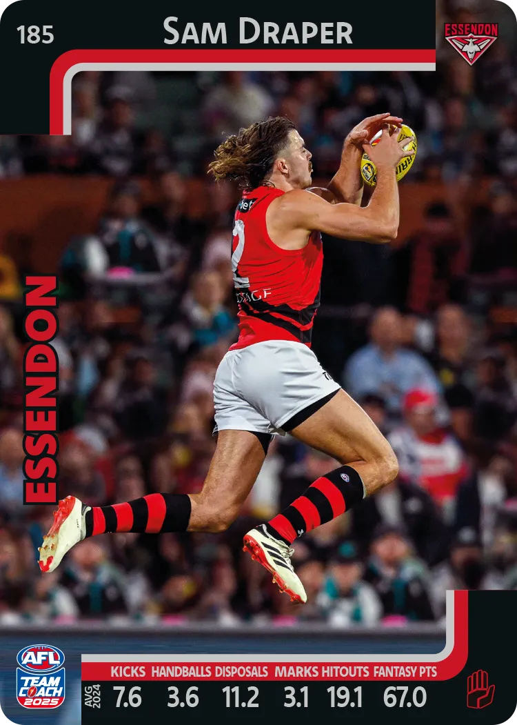 2025 AFL Team Coach Commons - Card 151 - 198