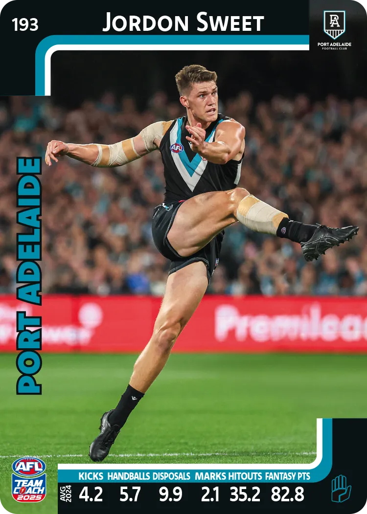2025 AFL Team Coach Commons - Card 151 - 198