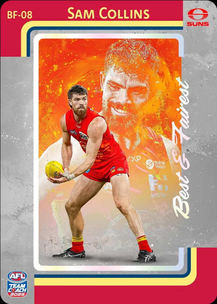 2025 AFL Team Coach Best & Fairest - Silver