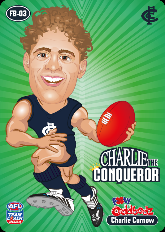 2024 AFL Team Coach Footy Oddbodz - Charlie Curnow
