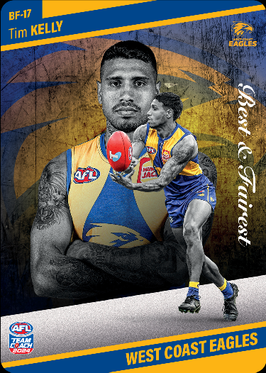 2024 AFL Team Coach Best & Fairest - Tim Kelly