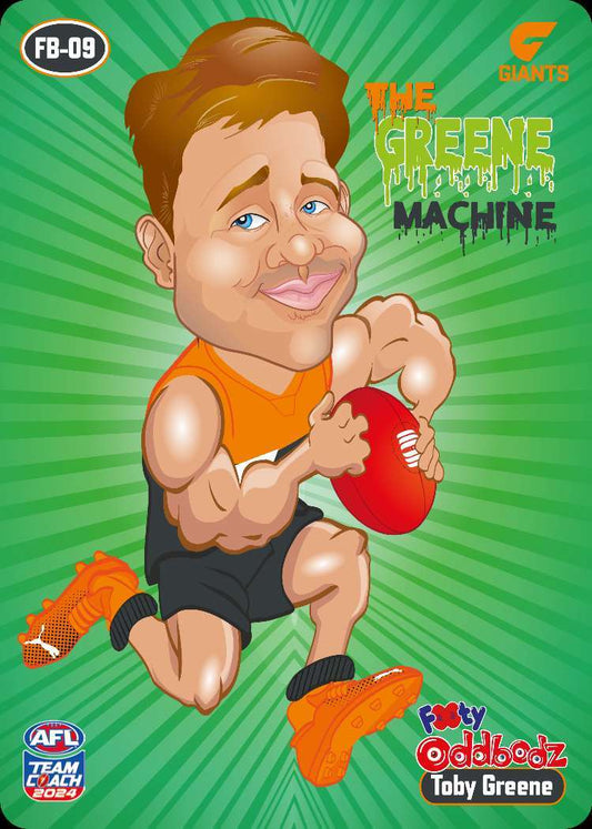 2024 AFL Team Coach Footy Oddbodz - Toby Greene