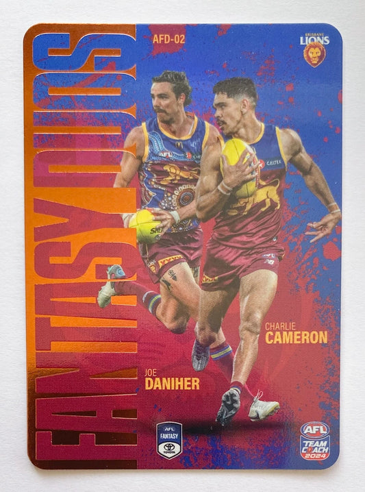 2024 AFL Team Coach Fantasy Duos Charlie Cameron / Joe Daniher